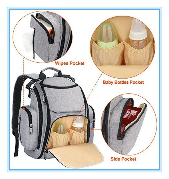 Mancro Diaper Bag Backpack