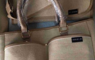 jute weekend tote bags